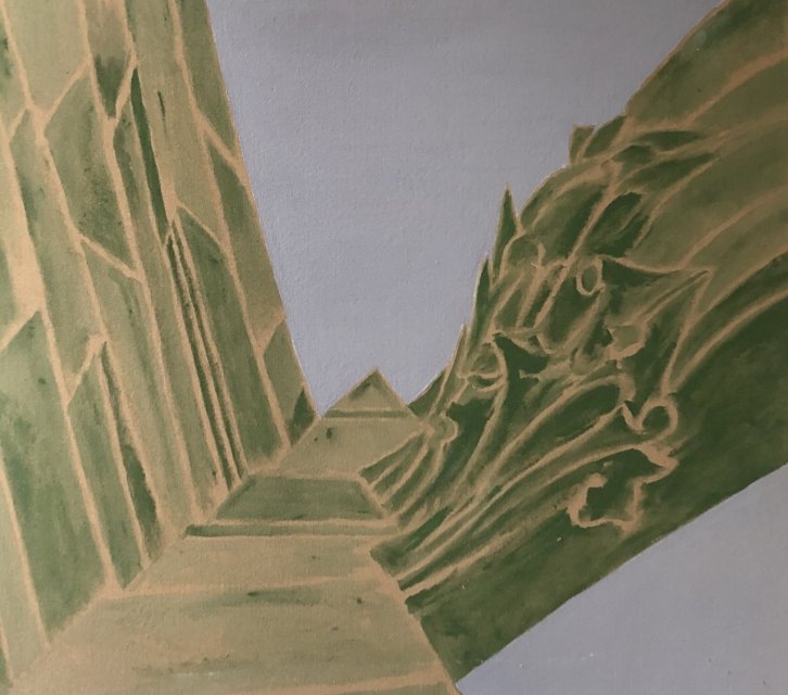 Зеленый пейзаж1882